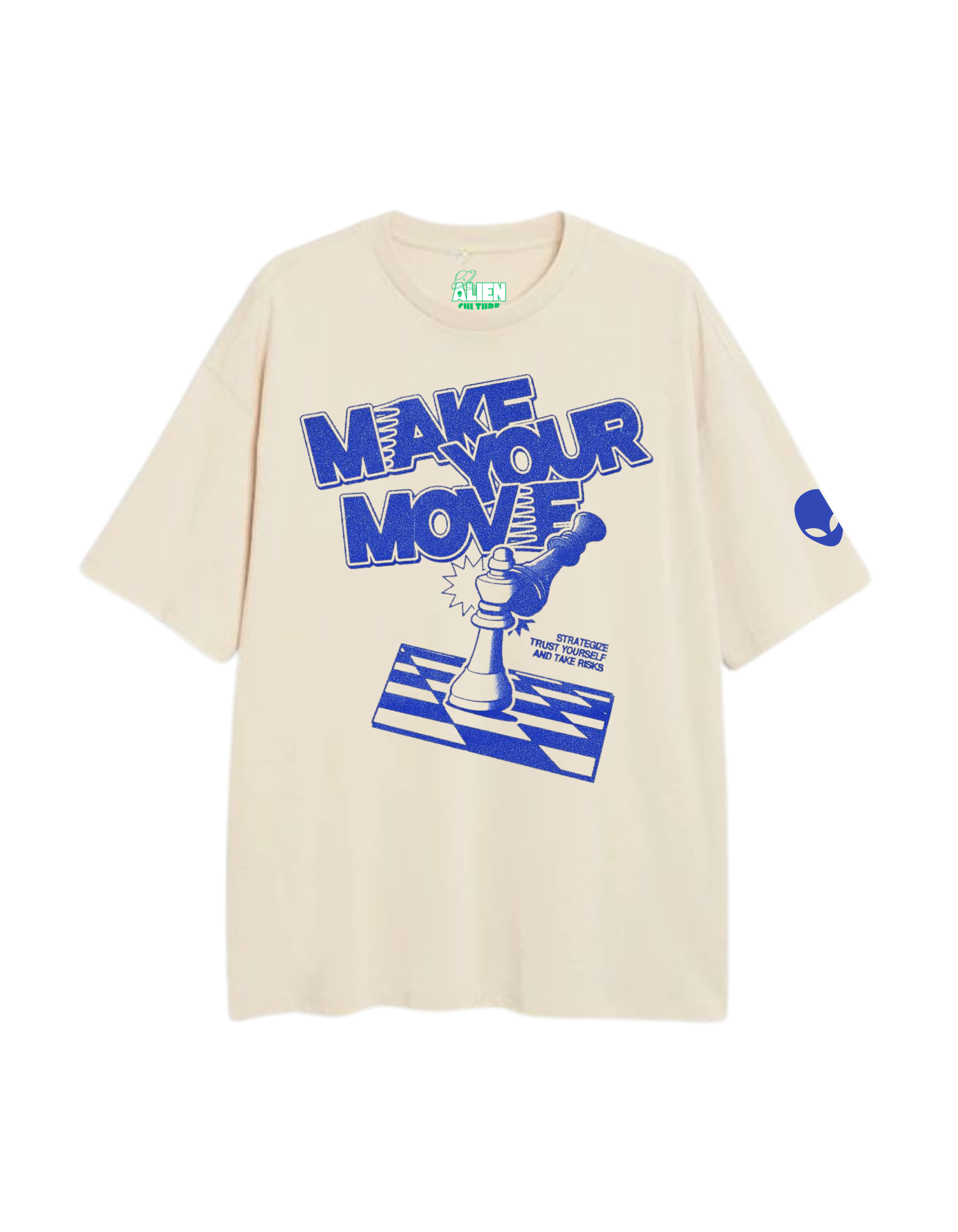 MAKE YOUR MOVE OVERSIZED TSHIRT