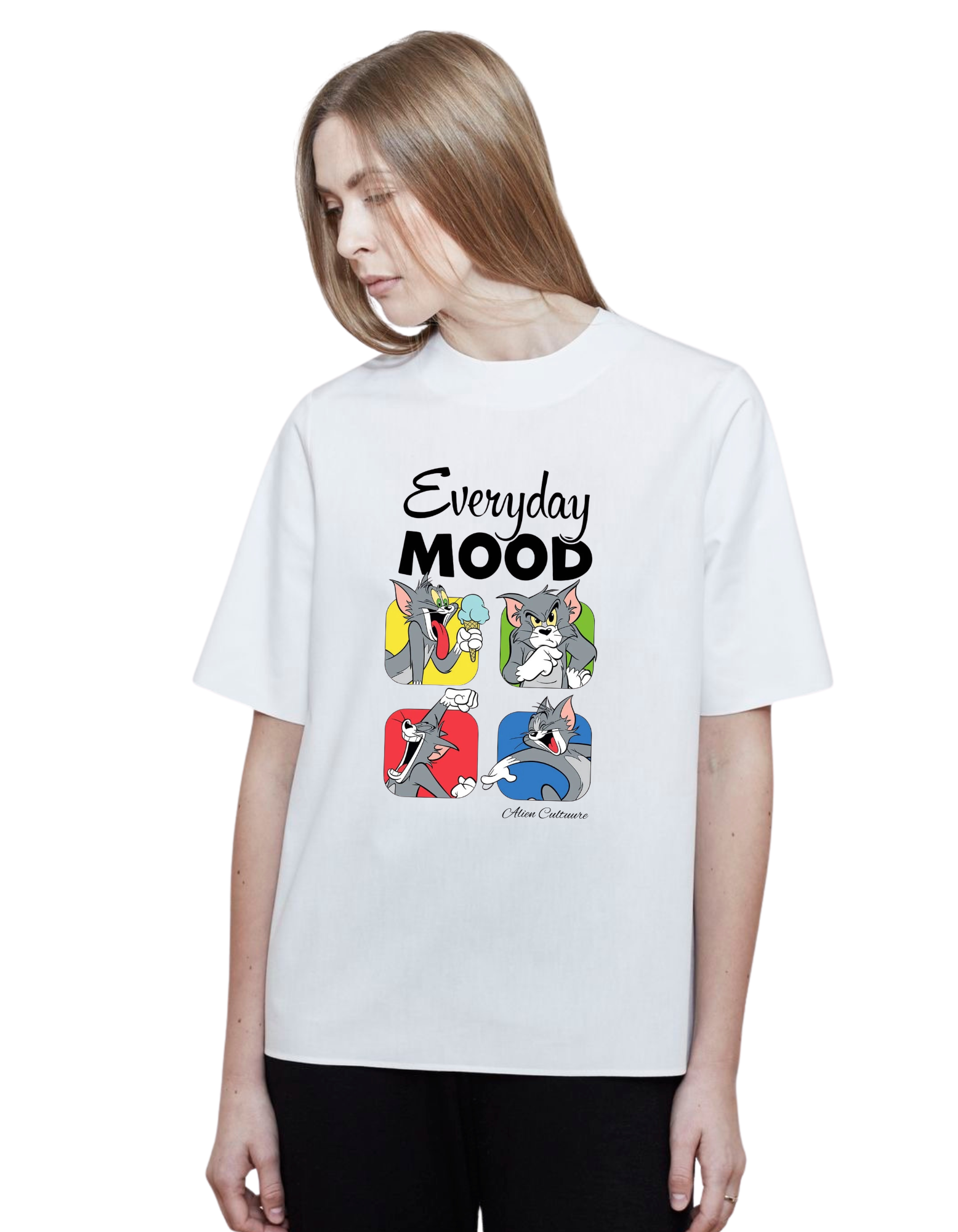 EVERYDAY MOOD OVERSIZED TSHIRT