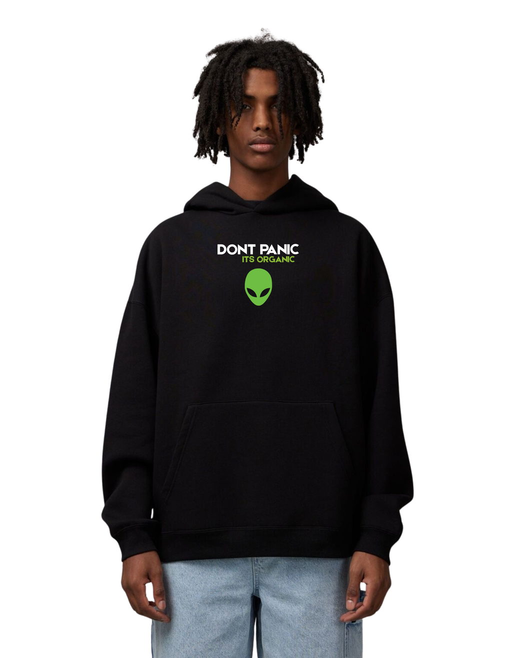 DONT PANIC OVERSIZED HOODIE
