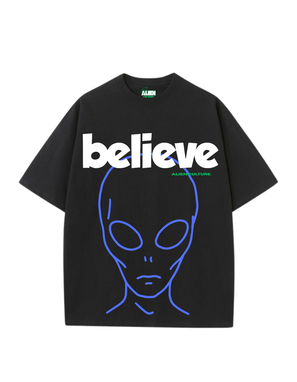 BELIEVE OVERSIZED T-SHIRT