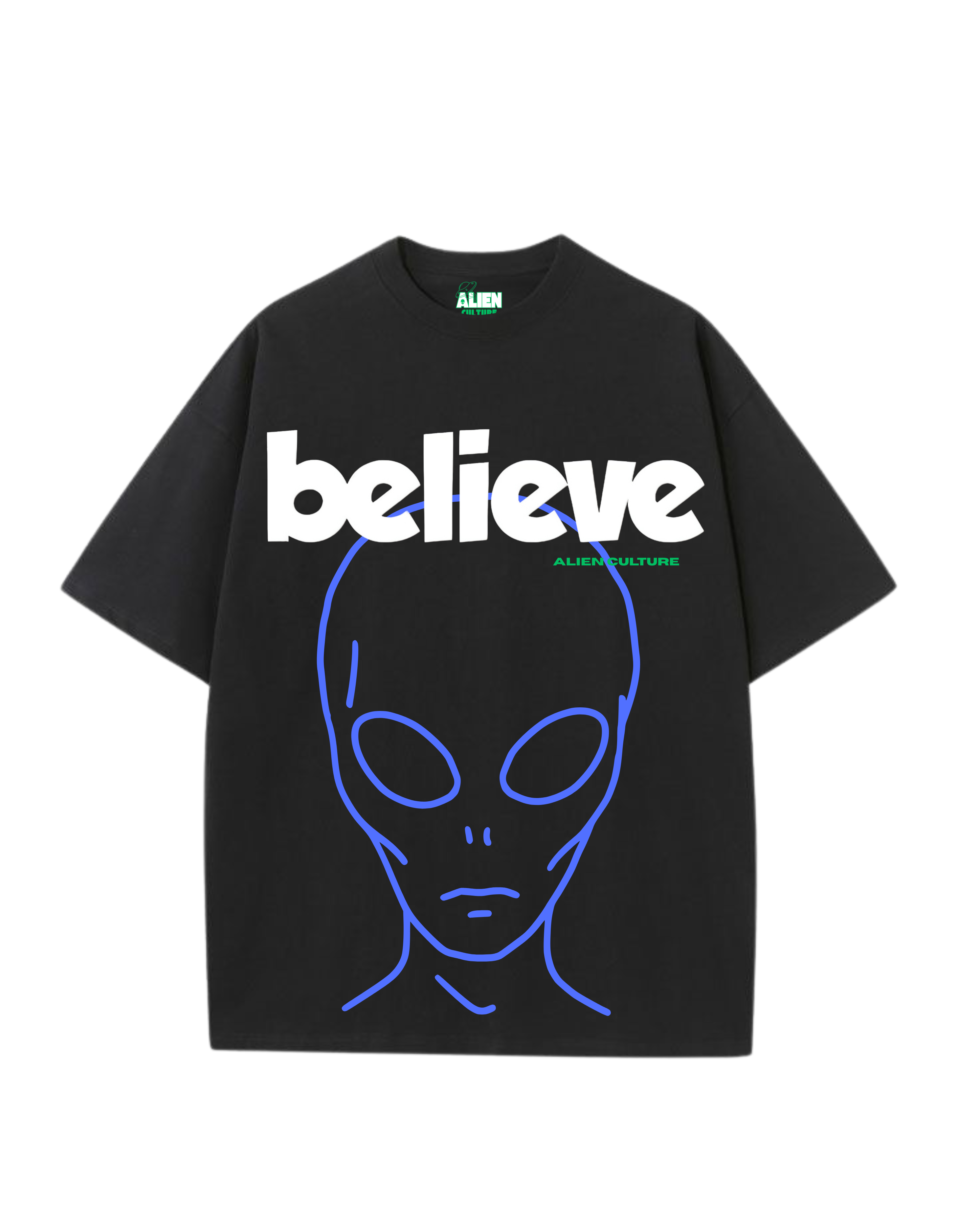 BELIEVE OVERSIZED T-SHIRT