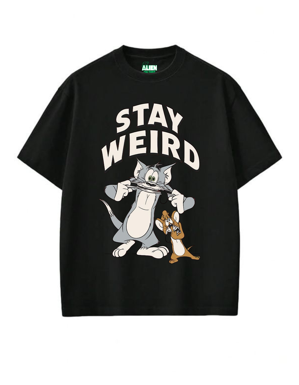 STAY WEIRD OVERSIZED T-SHIRT