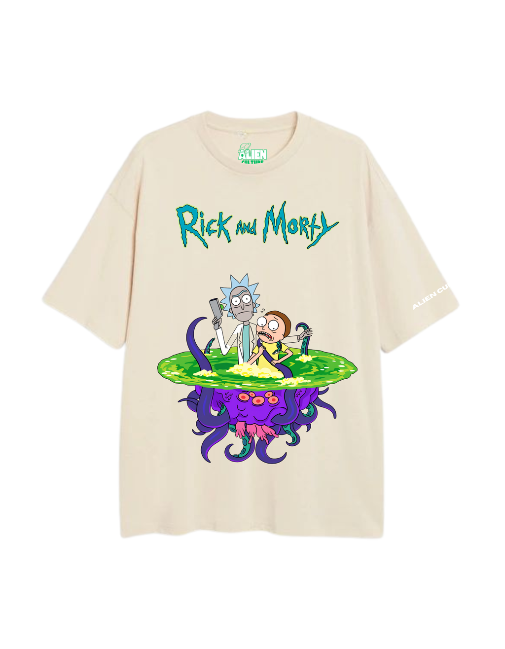 RICK AND MORTY OVERSIZED TSHIRT