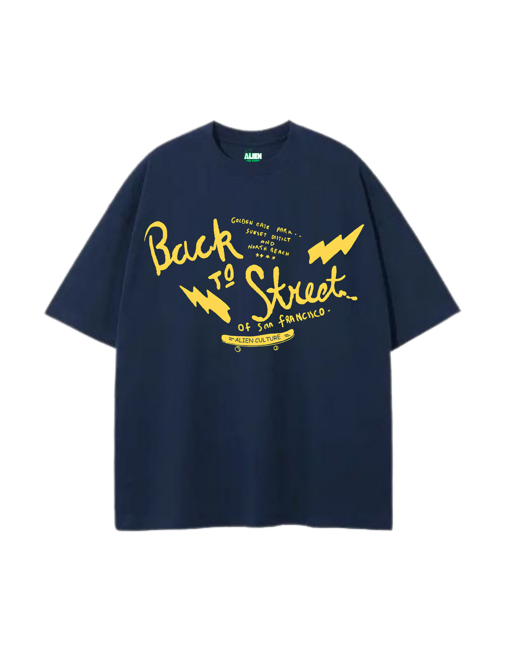 BACK TO STREET OVERSIZED T-SHIRT