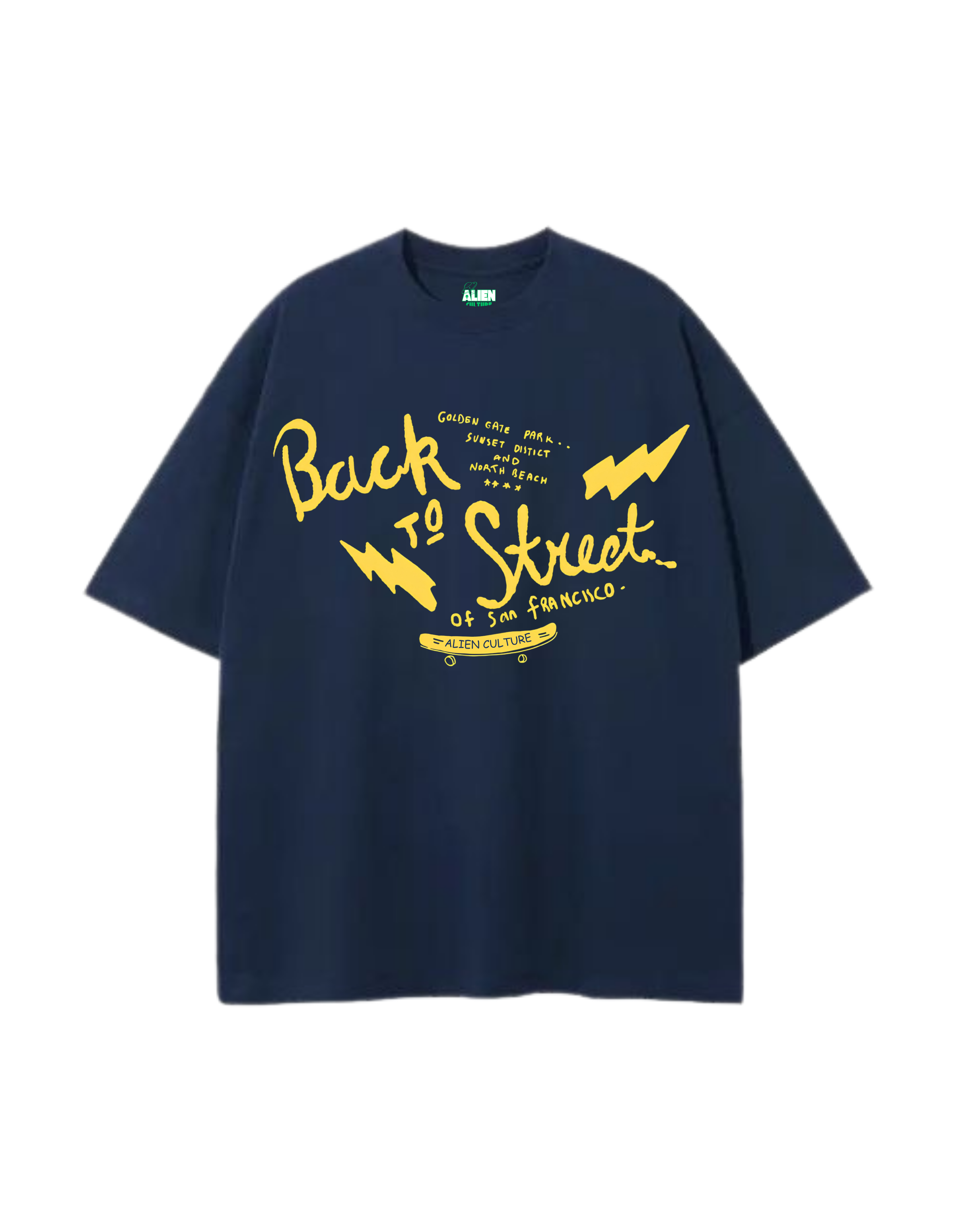 BACK TO STREET OVERSIZED T-SHIRT