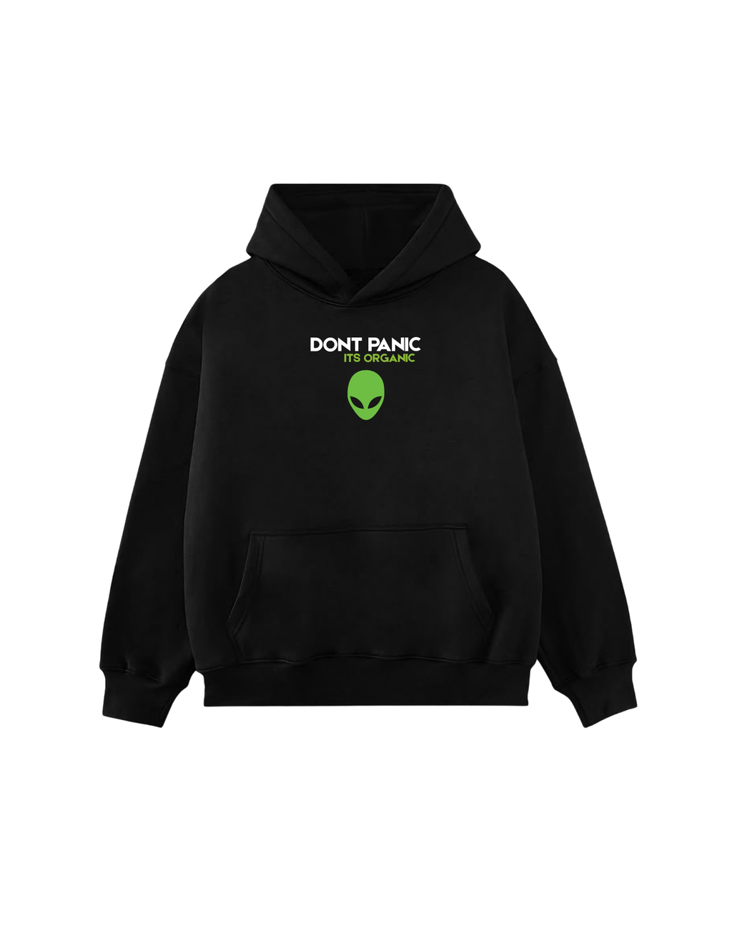DONT PANIC OVERSIZED HOODIE