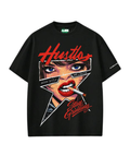 HUSTLE NO LIMITS OVERSIZED T-SHIRT