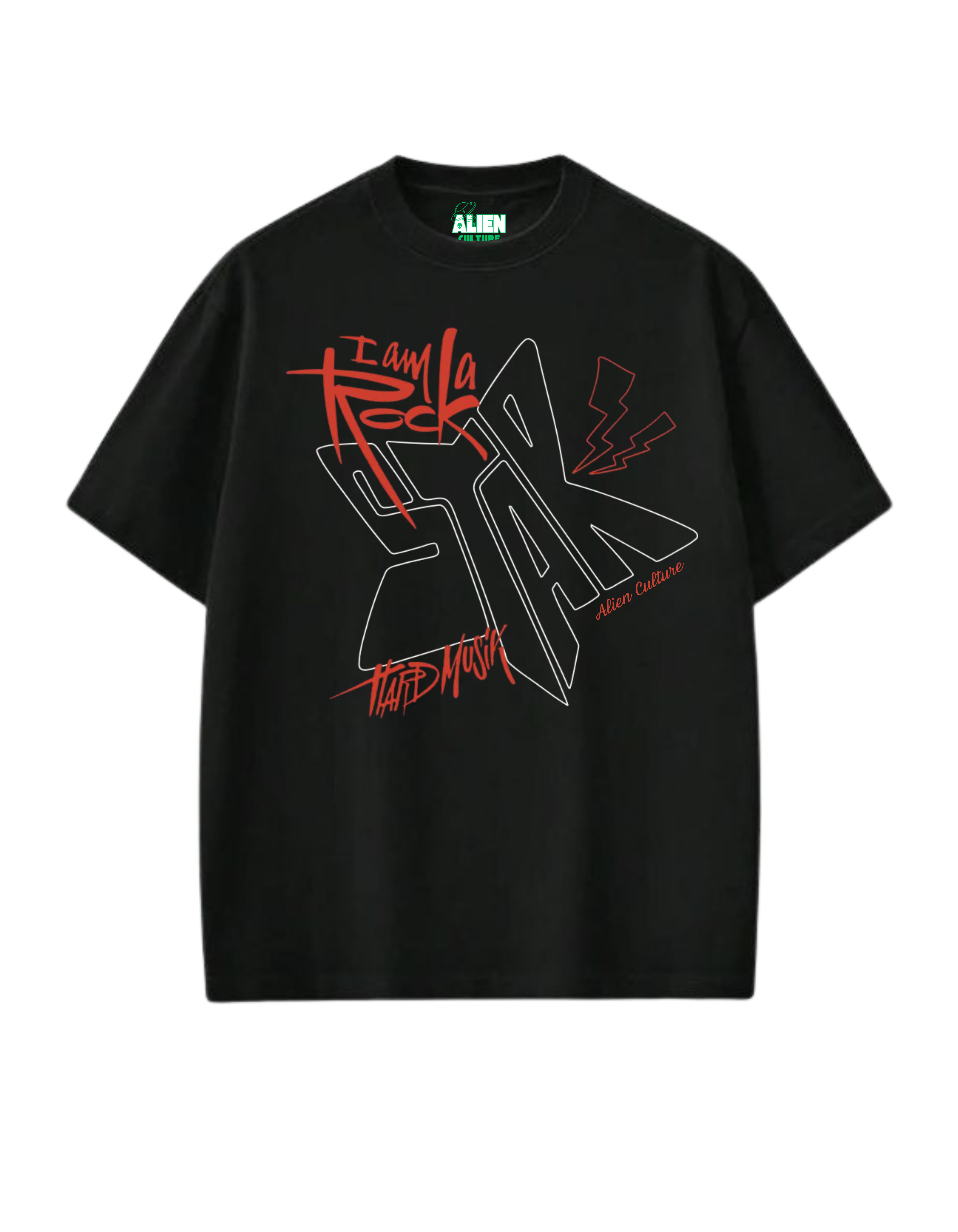 I AM A ROCK STAR OVERSIZED T-SHIRT