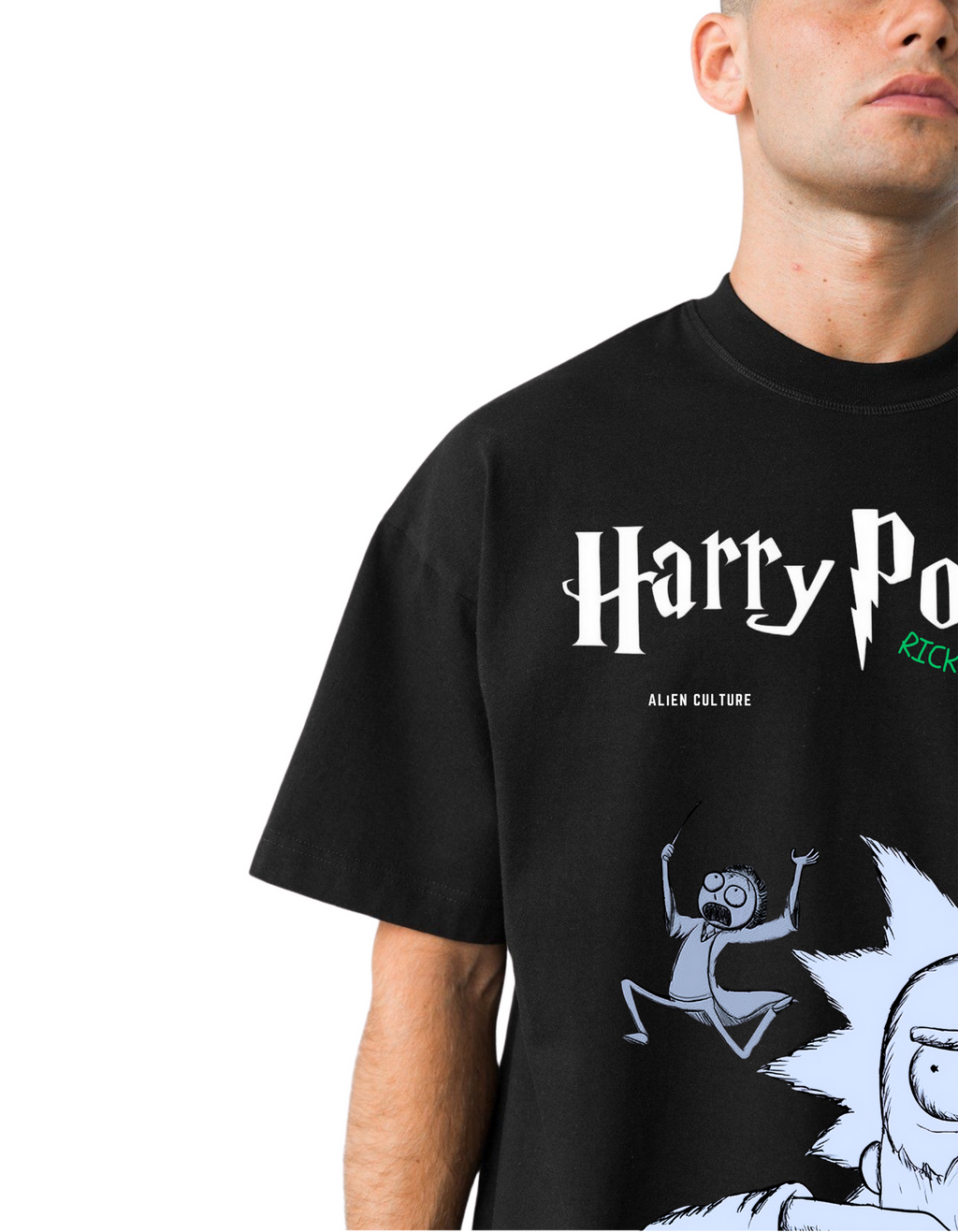 Rick & Morty x Wizardverse Oversized T-Shirt – 240 GSM Heavyweight