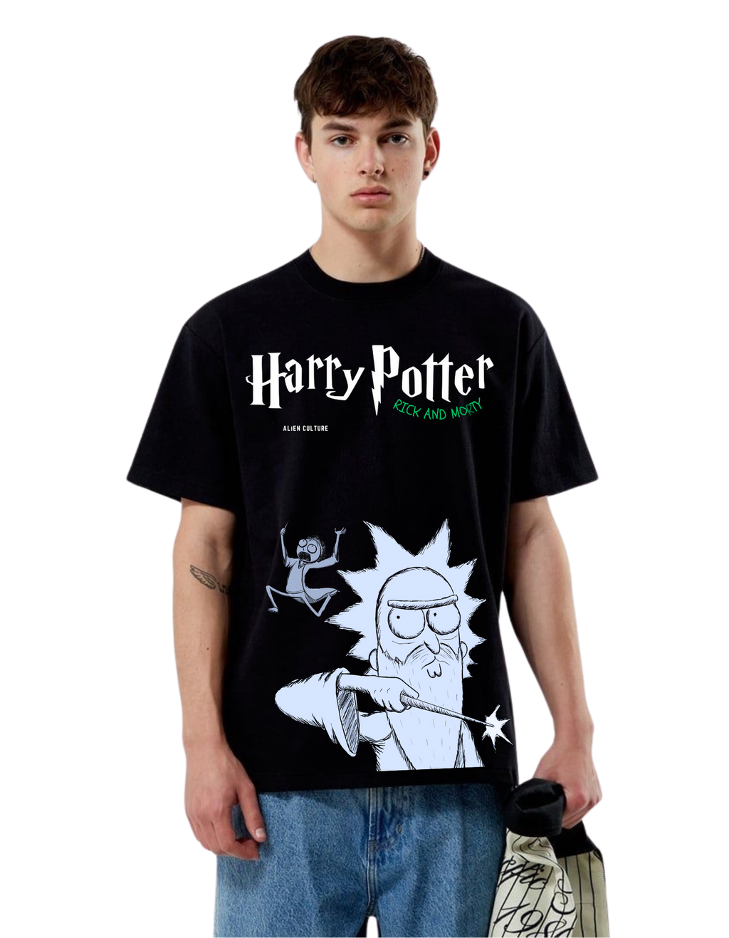 Rick & Morty x Wizardverse Oversized T-Shirt – 240 GSM Heavyweight