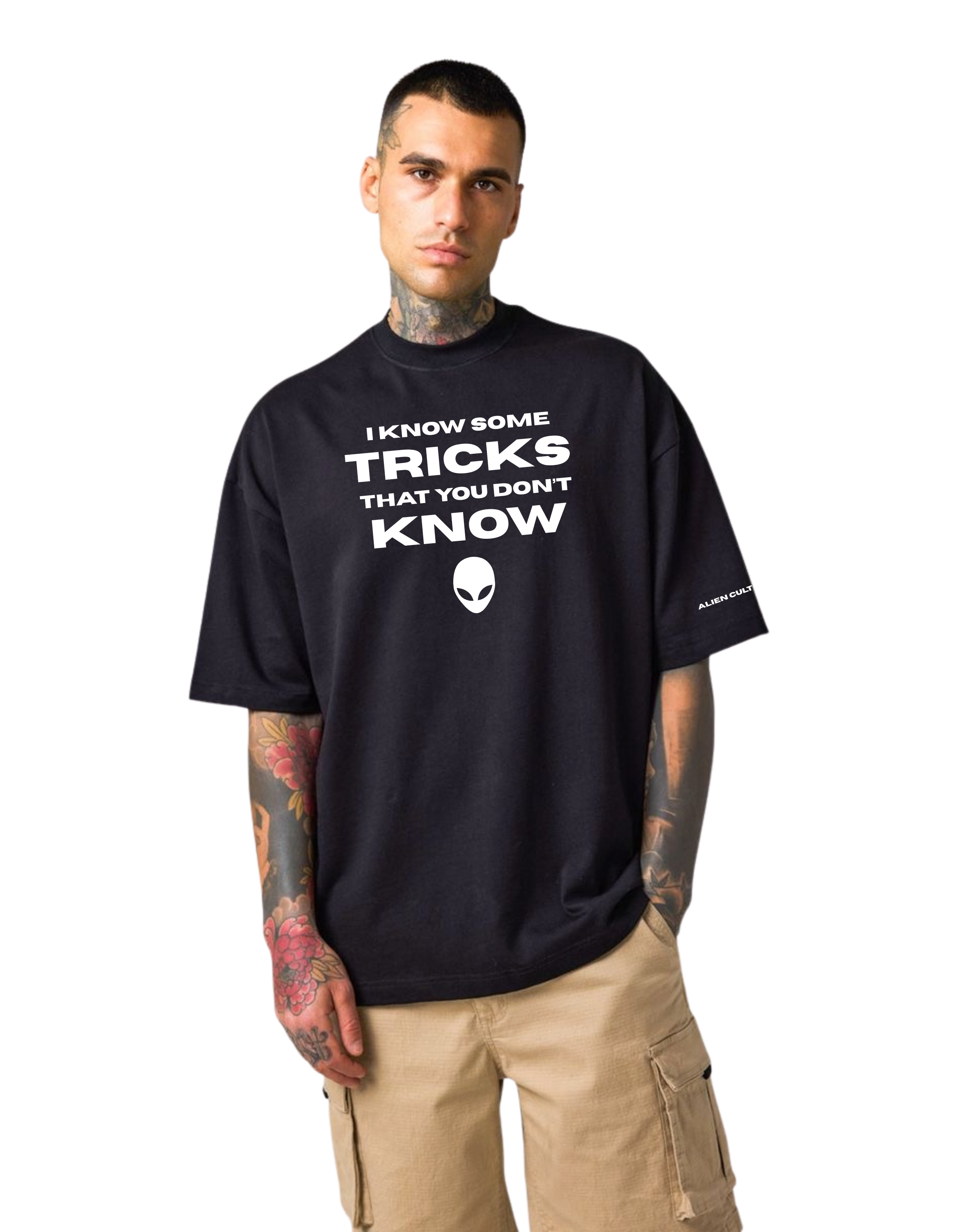 ALIEN CULTURE UNKNOWN TRICKS OVERSIZED TSHIRT