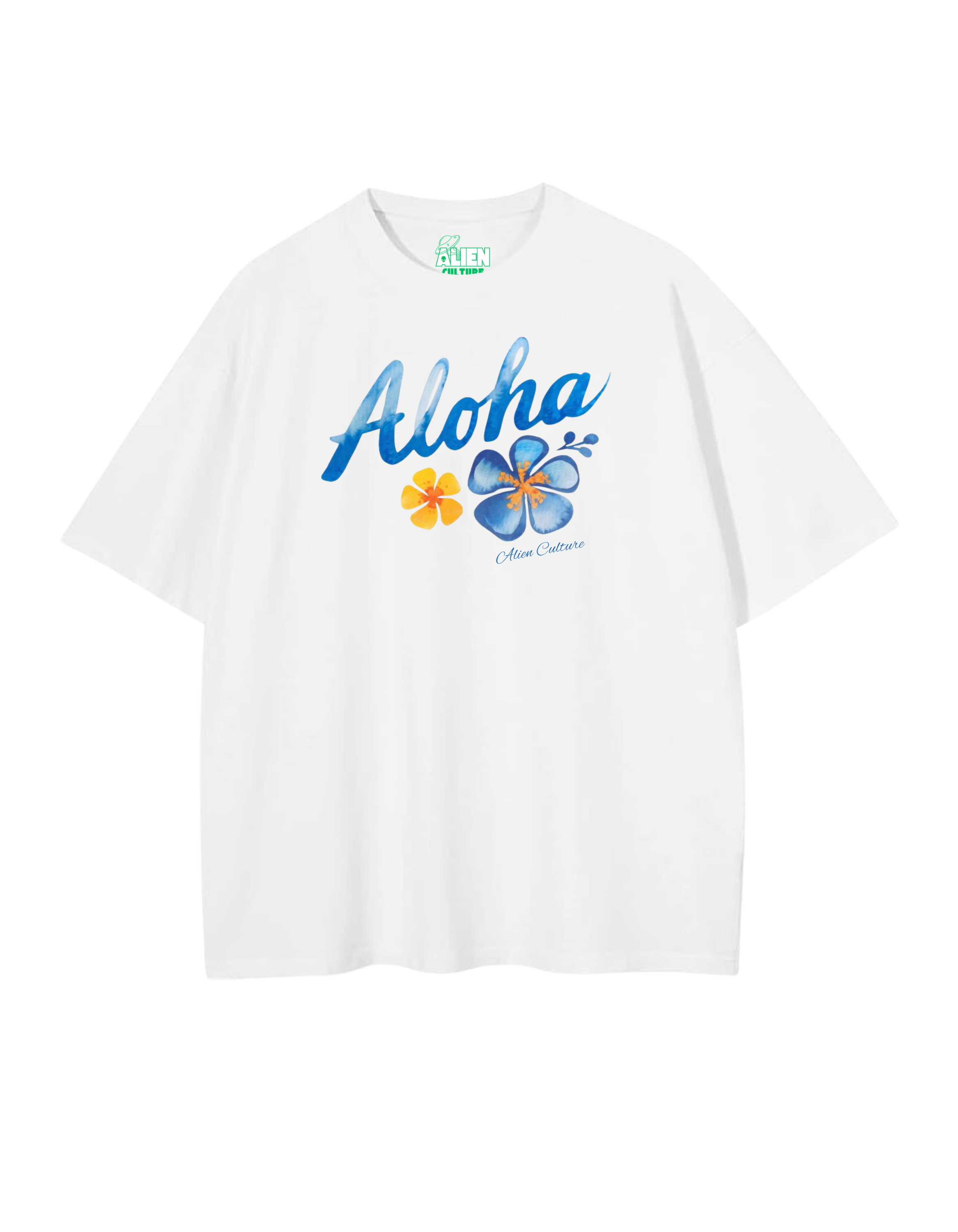 ALIEN CULTURE “ALOHA BLOOM” OVERSIZED TSHIRT
