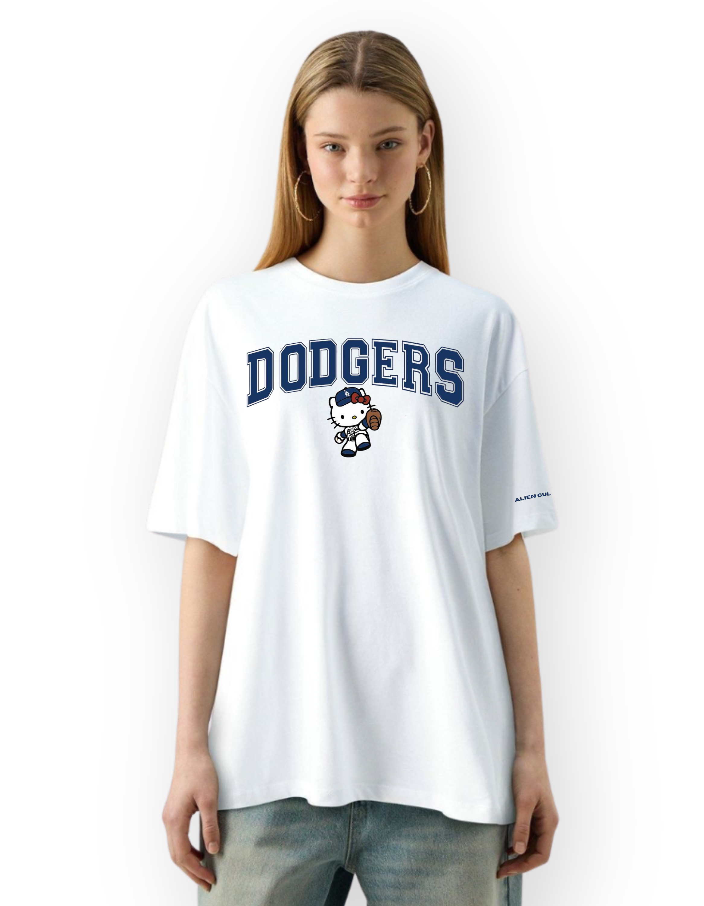 HELLO DODGERS OVERSIZED TSHIRT