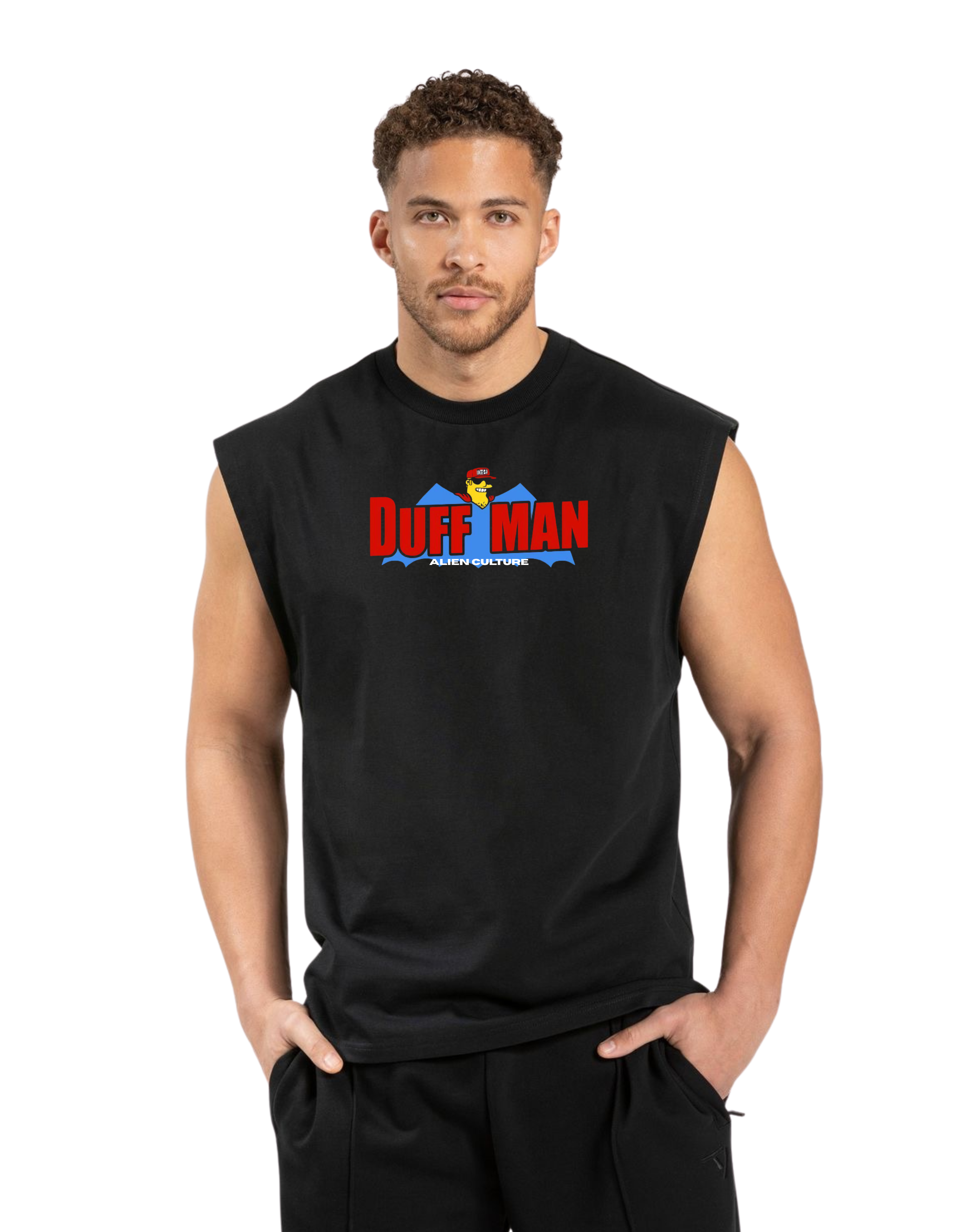 DUFF MAN OVERSIZED TANKTOP